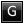 Letter G black icon