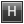Letter H grey icon