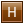 Letter H orange icon