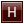 Letter H red icon