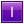 Letter I violet icon