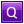 Letter Q violet icon