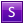 Letter S violet icon