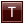 Letter T red icon