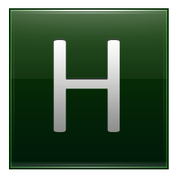 Letter H dg icon
