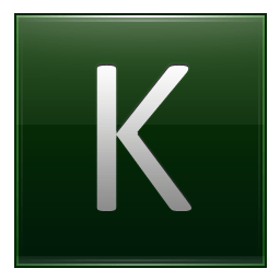 Letter K dg icon