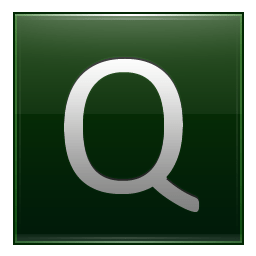 Letter Q dg icon