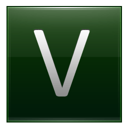 Letter V dg icon