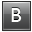 Letter B grey icon