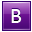 Letter-B-violet icon