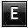 Letter-E-black icon