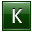 Letter K dg icon