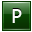 Letter P dg icon