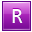 Letter-R-pink icon