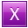Letter-X-pink icon
