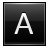 Letter-A-black icon