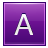 Letter-A-violet icon