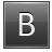 Letter B grey icon
