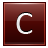 Letter-C-red icon