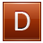 Letter-D-orange icon