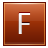 Letter-F-orange icon