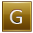 Letter-G-gold icon