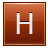 Letter-H-orange icon