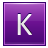 Letter-K-violet icon