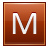 Letter-M-orange icon
