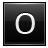 Letter-O-black icon