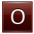 Letter-O-red icon