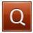 Letter-Q-orange icon