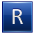 Letter-R-blue icon