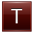 Letter-T-red icon