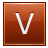 Letter-V-orange icon