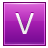 Letter-V-pink icon