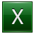 Letter-X-dg icon