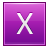 Letter-X-pink icon