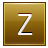 Letter-Z-gold icon