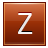 Letter Z orange icon