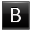 Letter-B-black icon