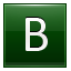 Letter-B-dg icon