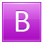 Letter-B-pink icon