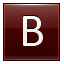 Letter-B-red icon