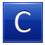 Letter-C-blue icon