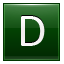 Letter-D-dg icon
