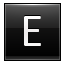 Letter-E-black icon