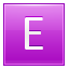 Letter-E-pink icon