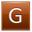 Letter-G-orange icon