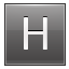 Letter-H-grey icon